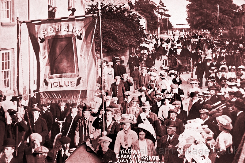 Islm2Church-parade-51.jpg - Mill Street, Isleham church parade 1918